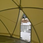 dome tent doorway